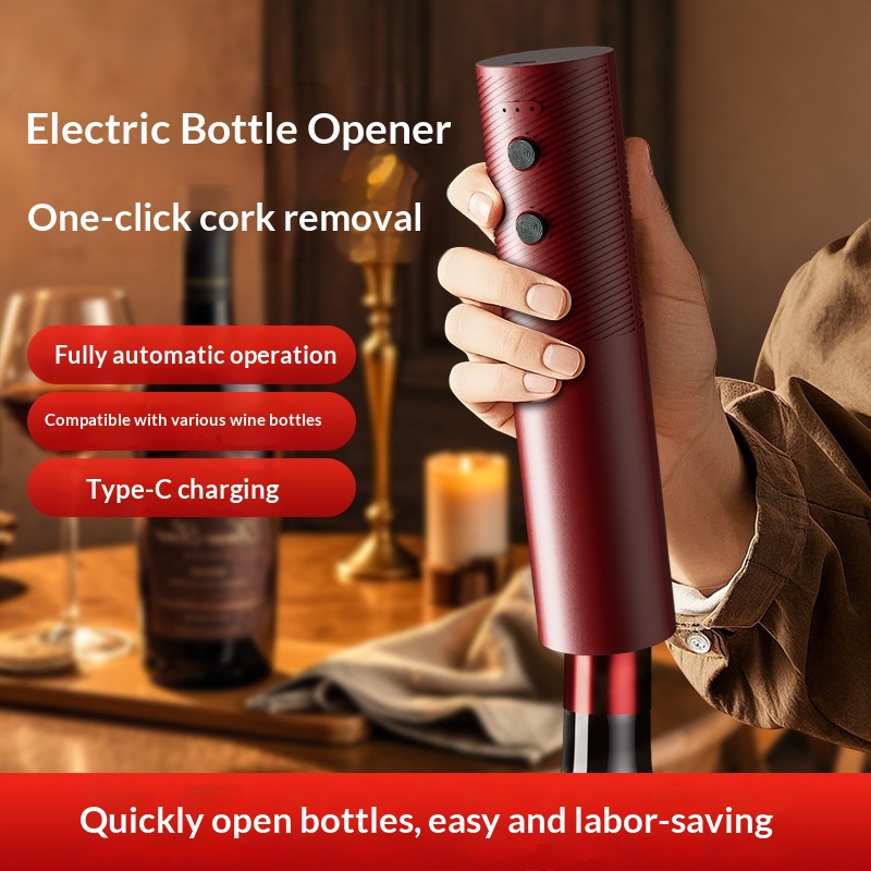 Kitchen Electronics Gadgets - 전기 와인 병따개, 충전식 자동 코르크스크류,