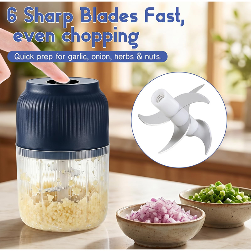 Kitchen Electronics Gadgets - 2026년형 무선 미니 푸드 초퍼, 6중