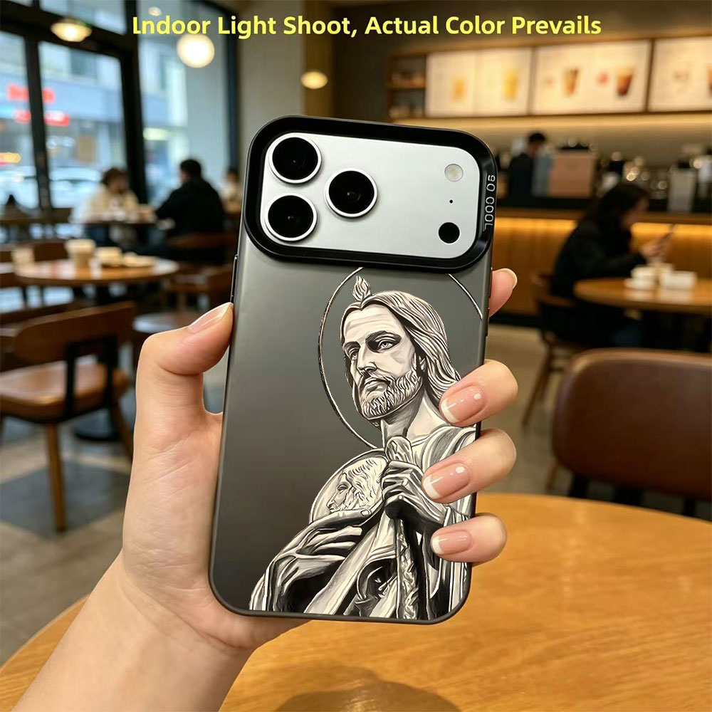 Apple Iphone 16 - 산 유다 타데오 패턴 디자인 아이폰