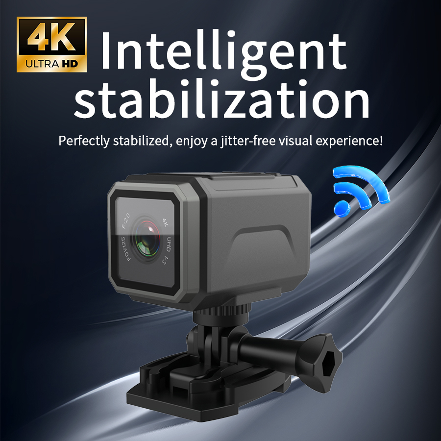 Action Camera 4K - 4K EIS 액션 카메라 125 °