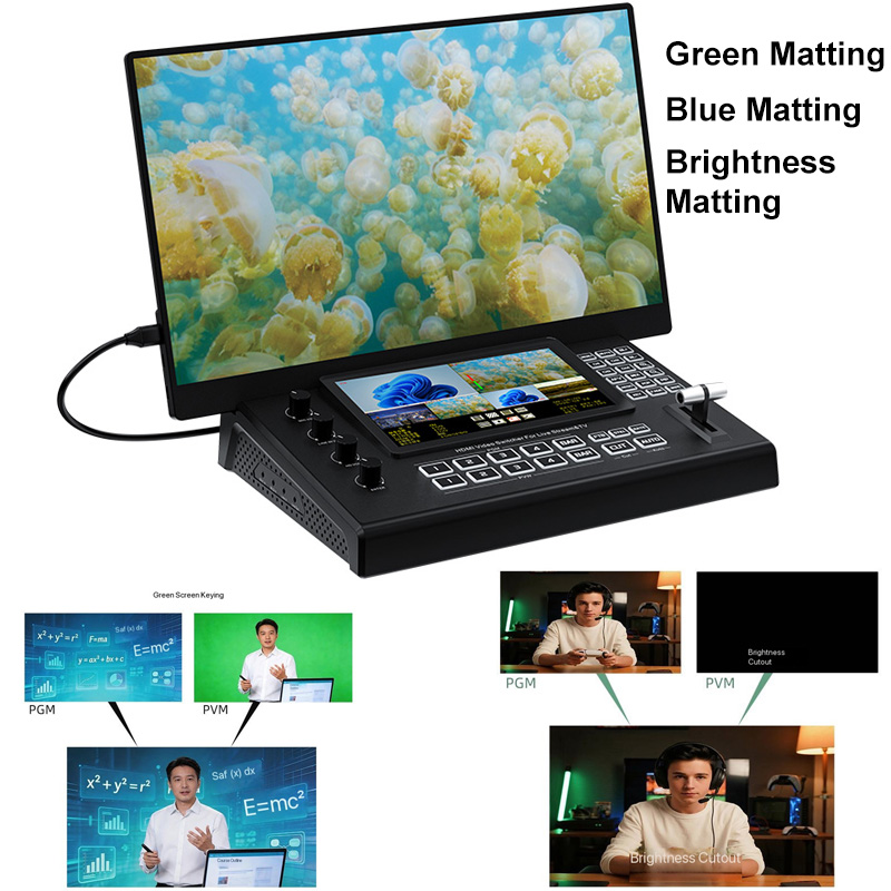 Action Camera 4K - USB3.0 4K 4입력 2출력 HDMI 비디오