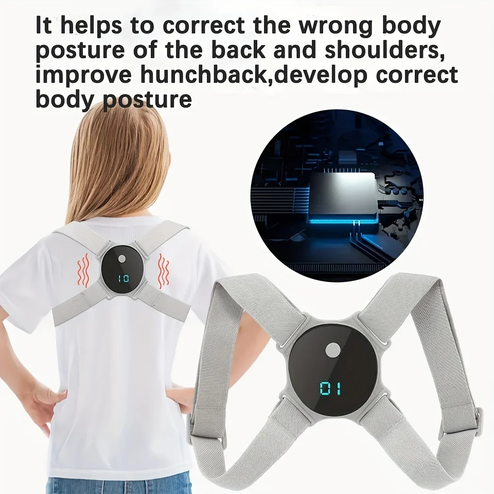 USB 충전식 자세 교정기 스마트 등 어깨 트레이너 진 - Smart Posture Sensor 리뷰 및 가격