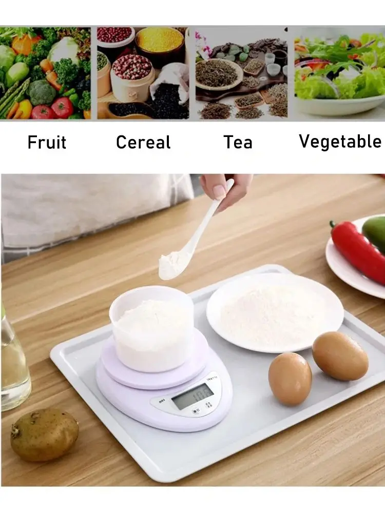 5kg/1g 전자 저울 휴대용 디지털 LED 디스플레이 - Kitchen Electronics Gadgets 리뷰 및 가격