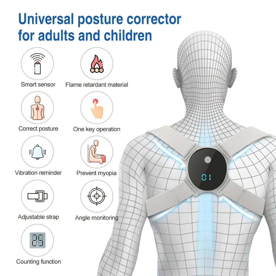 스마트 전자 자세 교정기 등받이 지지대 벨트 USB 충 - Smart Posture Sensor 리뷰 및 가격