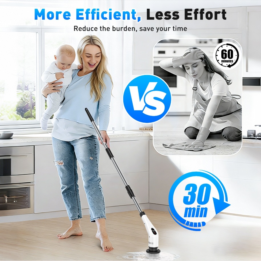 TINSOL 12 in 1 전기 청소 브러시(텔레스코픽 - Kitchen Electronics Gadgets 리뷰 및 가격