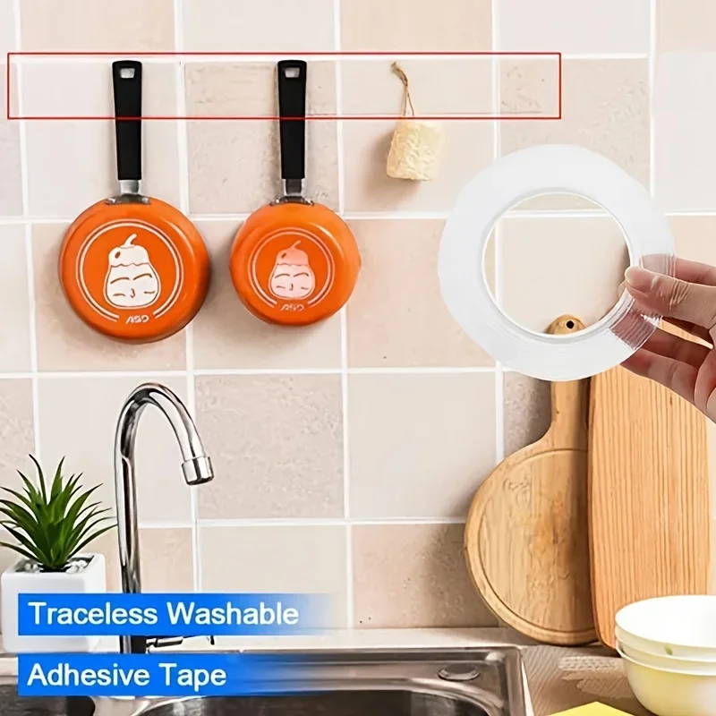 이중 접촉 나노 테이프, 강력한 초강력 양면 접착제,  - Kitchen Electronics Gadgets 리뷰 및 가격