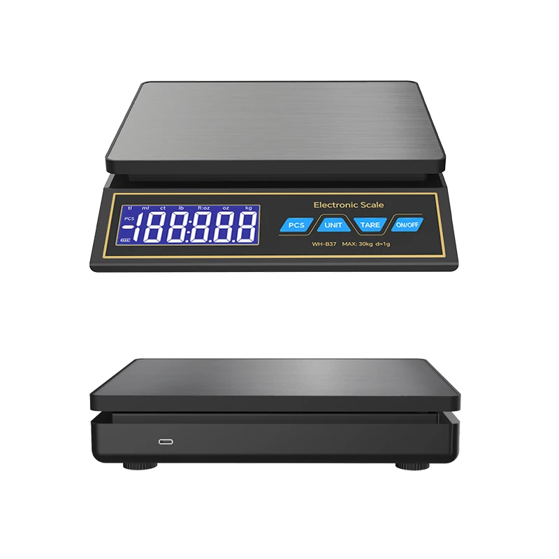 LCD 디지털 주방 저울 30kg/1g 충전식 스테인리 - Kitchen Electronics Gadgets 리뷰 및 가격